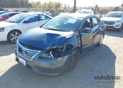 2014 Nissan Sentra Fe+ S/Fe+ Sv/S/Sl/Sr/Sv z USA, uszkodzony, nr VIN 1N4AB7AP8EN853605